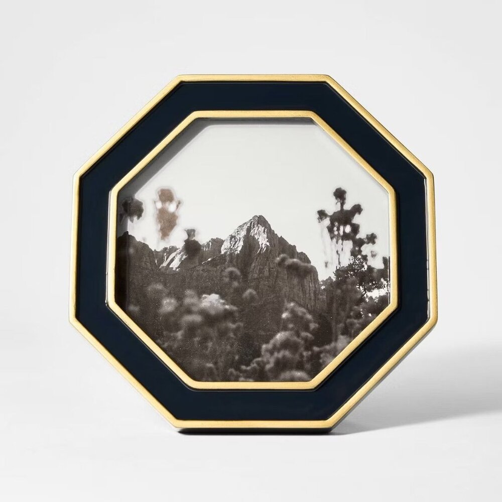 5"x5" Lacquer Octagon Picture Frame - Threshold‎ Studio McGee - Target Fall 2025